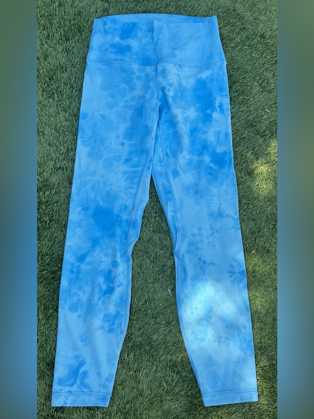 lululemon athletica Blue Tie-Dye High-Rise Leggings
